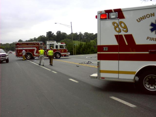 MVC - Bicycle vs Tractor Trailer. Rt 75/Shepard Mill Rd.